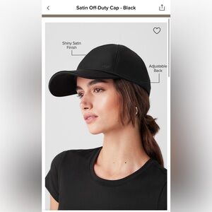 ALO satin off-duty cap
